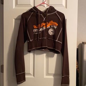 Large crop top hoodie - U.S. Polo Assn.